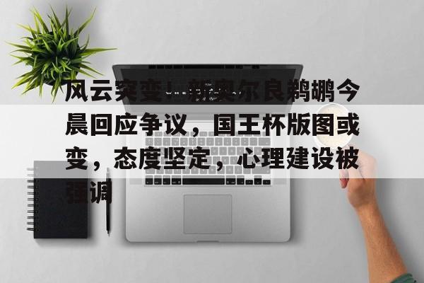 熊猫体育官方官网在线-风云突变！新奥尔良鹈鹕今晨回应争议，国王杯版图或变，态度坚定，心理建设被强调